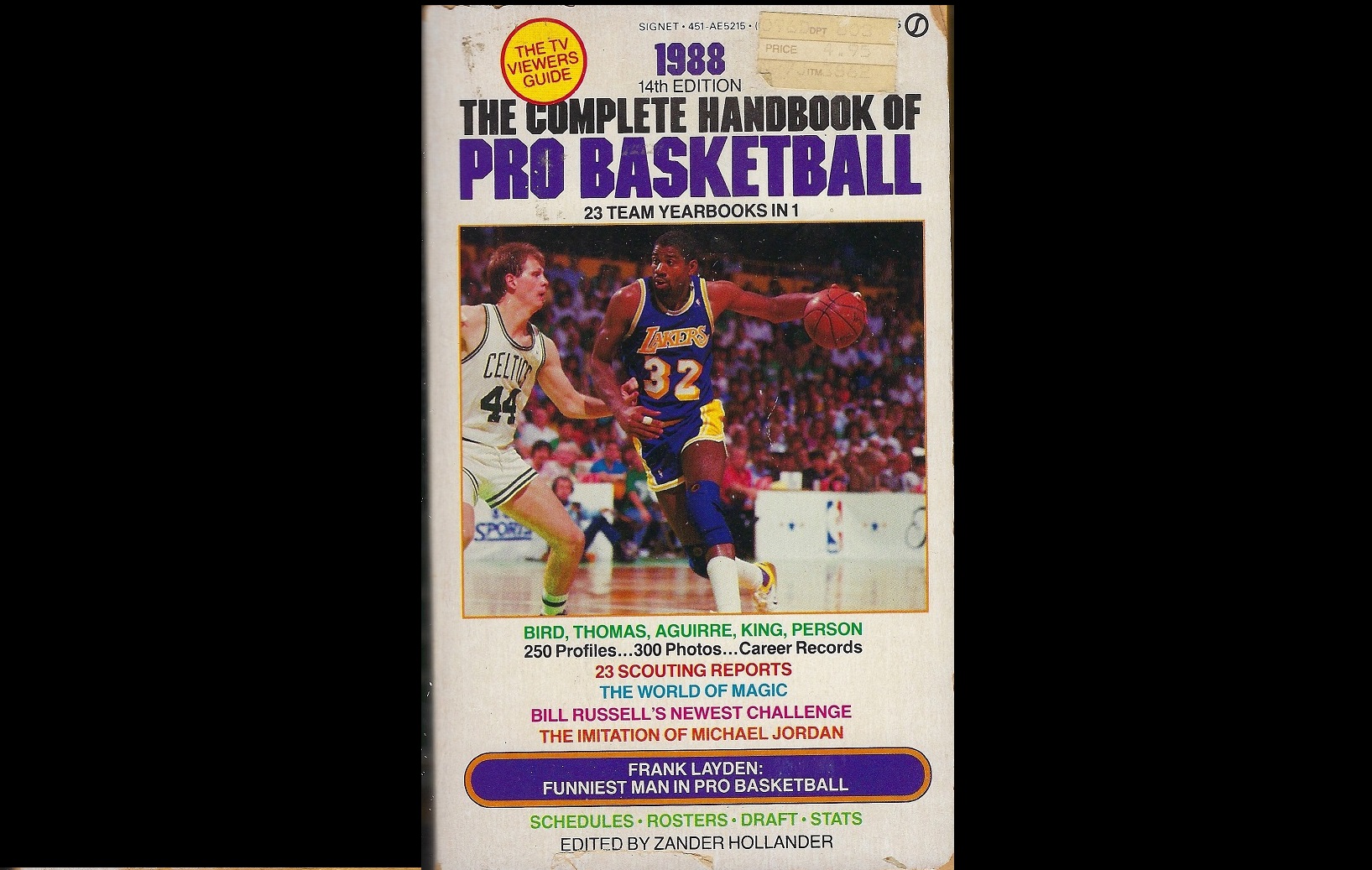 The Zander Hollander Complete Handbook of the 1987-88 Knicks